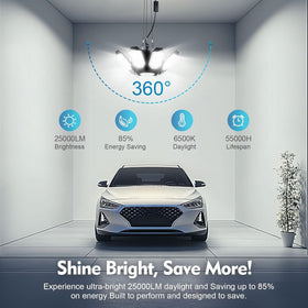 Tanbaby two-pack delivers 50,000 lumens of daylight brightness.