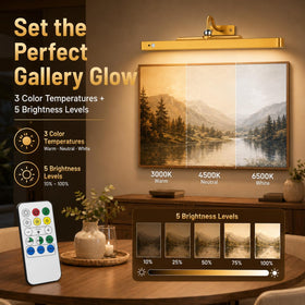 TANBABY motion sensor lighting in a dim hallway system.