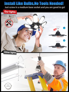 TANBABY simple tool-free installation for quick ceiling upgrades.