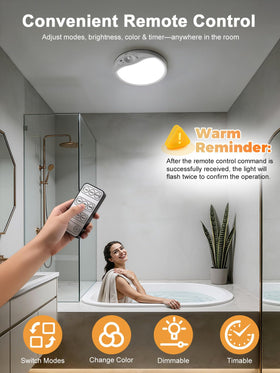 TANBABY ultra-thin 0.87-inch design fits low ceilings without bulk.