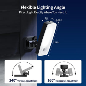 TANBABY USB-C fast charging keeps this light powered for quick setup.
