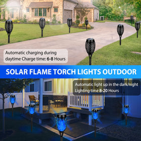 Tancuzo torches for outdoor events creating festive ambience