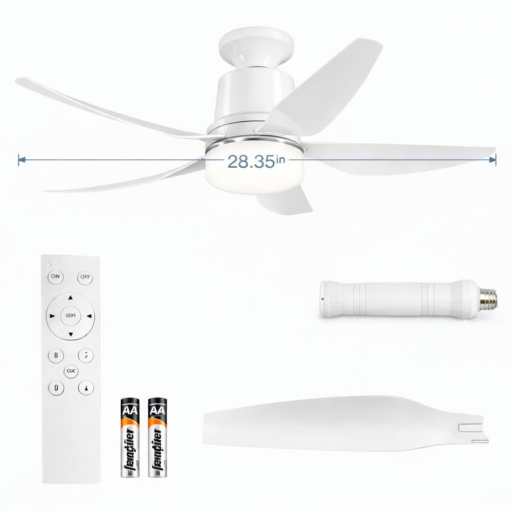 Tandanic space-saving low-profile blades fit kitchens, bedrooms, and compact rooms