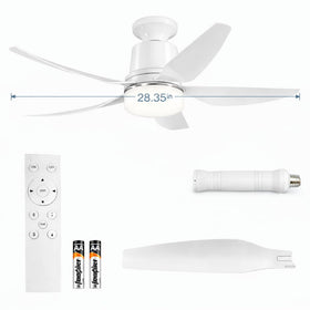 Tandanic space-saving low-profile blades fit kitchens, bedrooms, and compact rooms