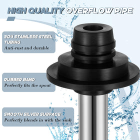 Tandefio 304 stainless steel body with rubber components ensures longevity.