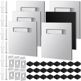 Tandefio 6-pack self-adhesive hangers securing lightweight art and photos