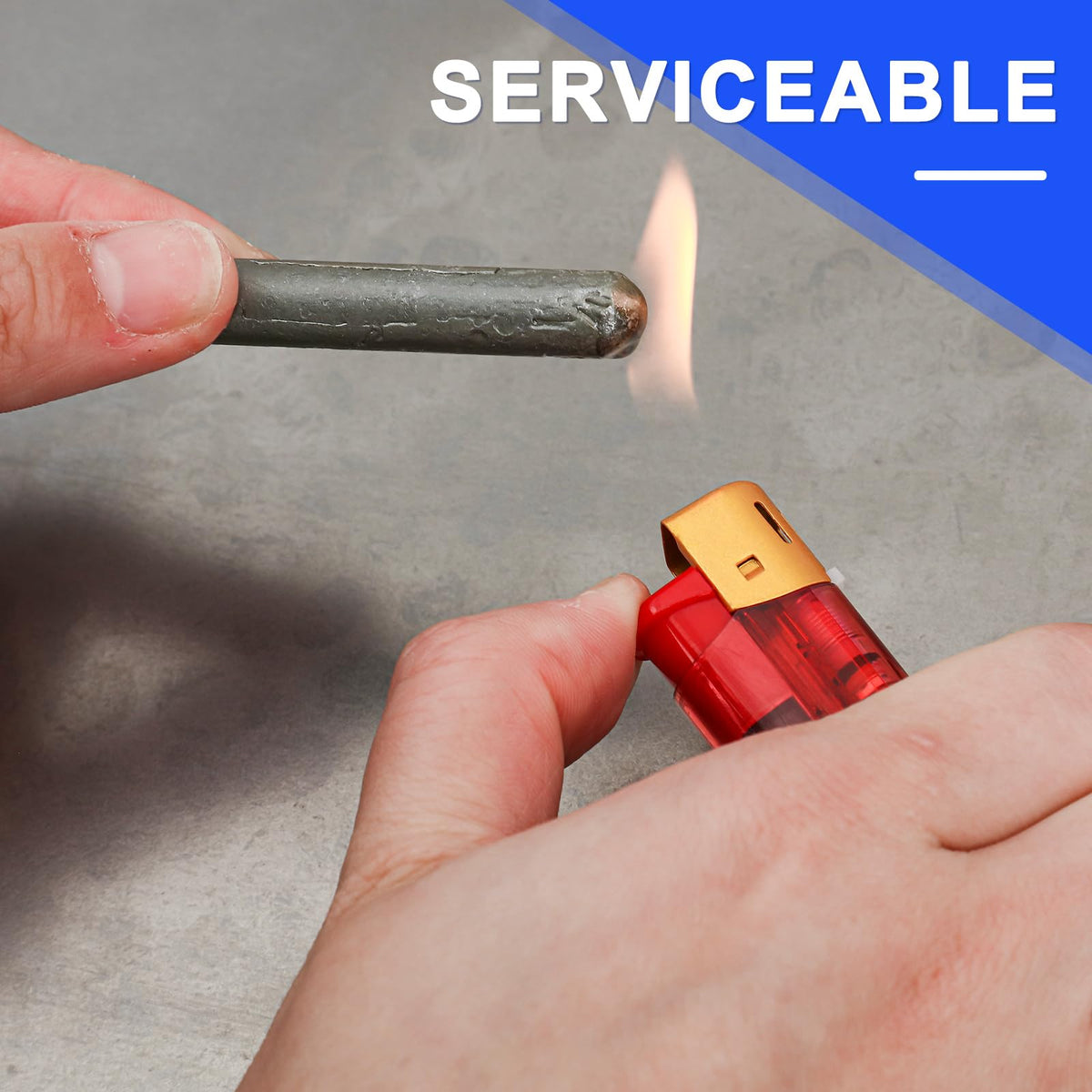 Tandefio quick-melt rods enable faster, easier bonding.