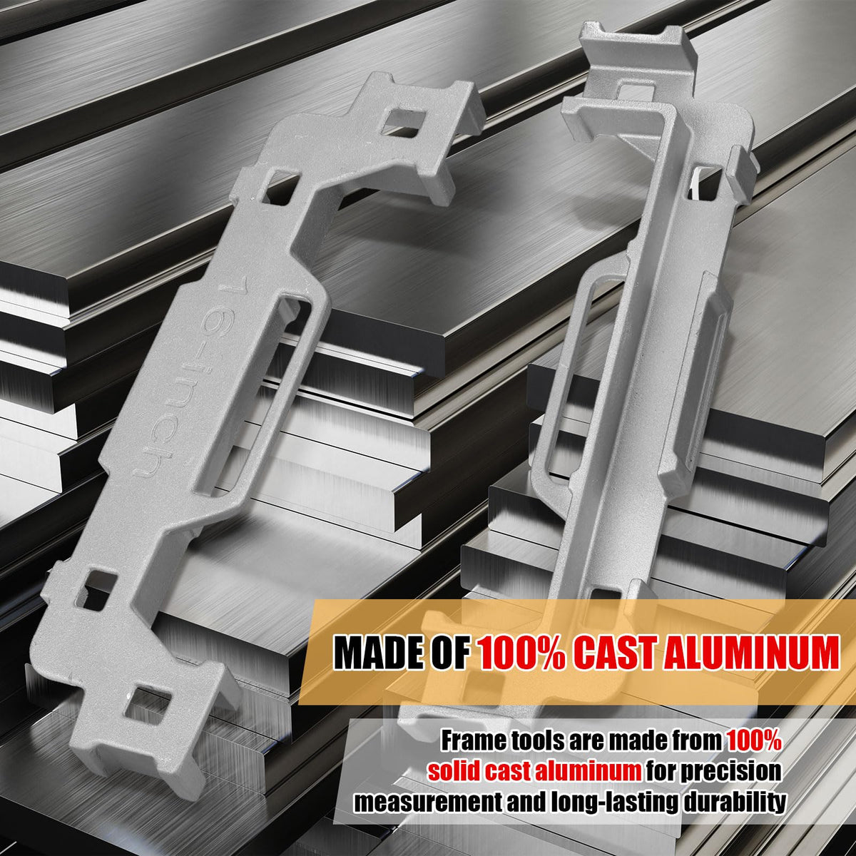 Tandefio framing tool used in drywall and plywood framing projects.