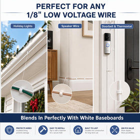 Tandefio insulated staples with iron and insulating paper for durable cable management