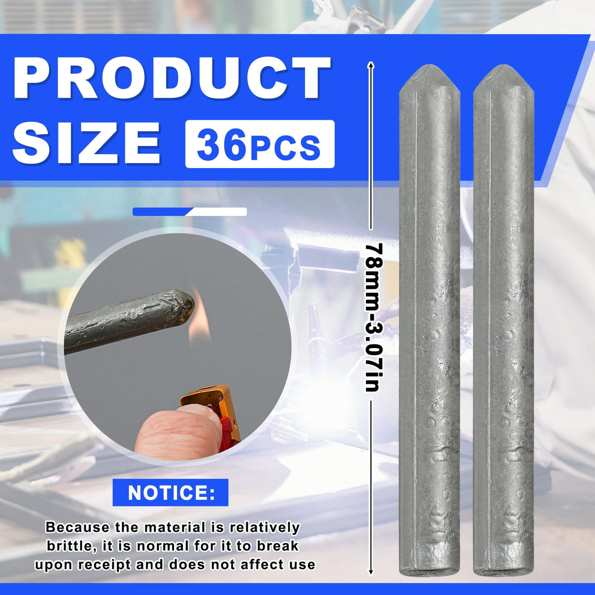 Tandefio silver welding rods finish for clean, professional-looking joints.