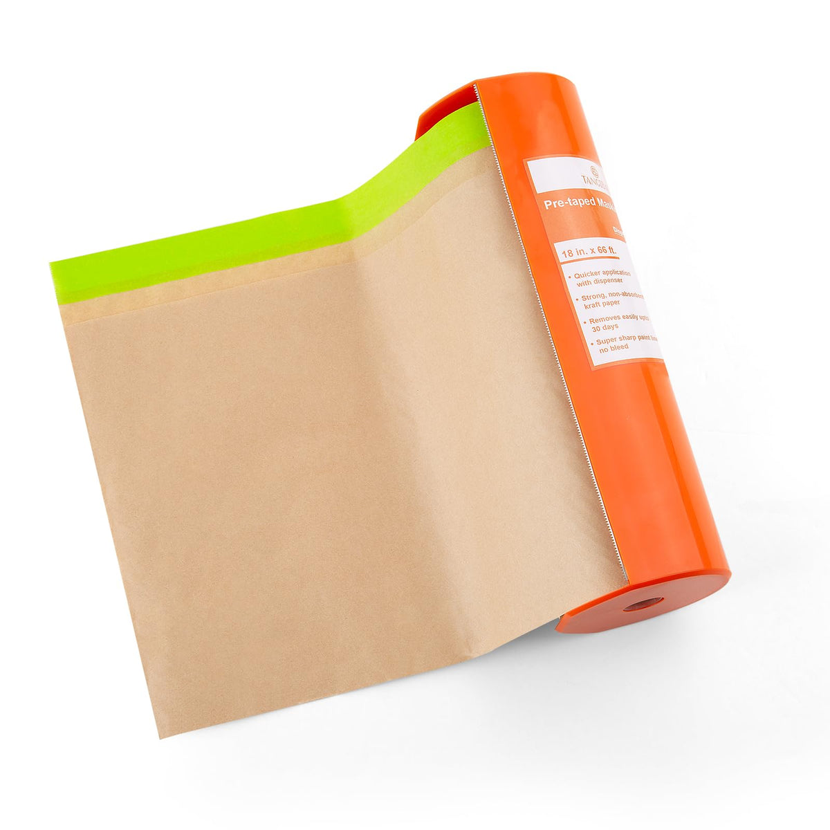 Tangibay pre taped masking paper dispenser ready for quick masking and clean edges