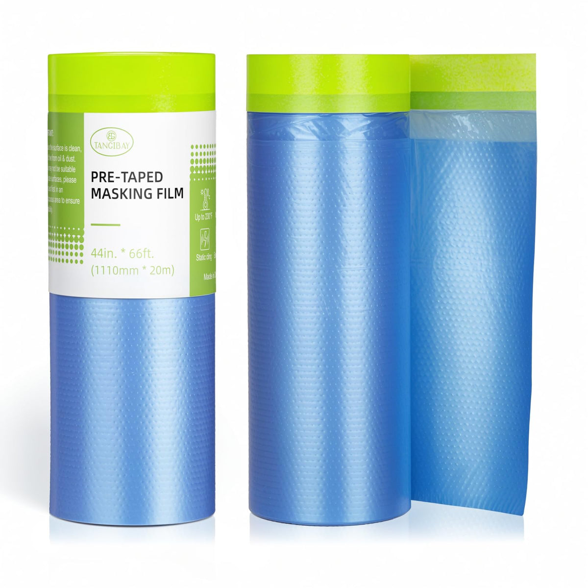 Tangibay pre taped masking film 2in1 application ready for quick masking