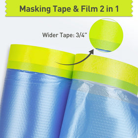Tangibay tear resistant HDPE draping film shields surfaces