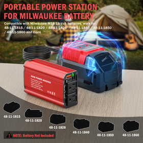 TANHEYIN 300W inverter Type-C PD 65W fast charging for phones and tablets