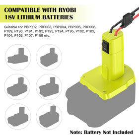 Tanheyin adapter-switch-fuse closeup shows built-in over-current protection.