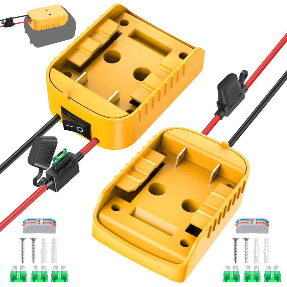 TANHEYIN Dewalt 20V battery adapter assembly for stable power transfer.