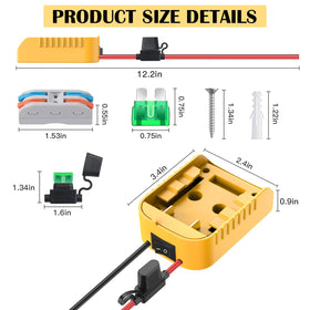 TANHEYIN easy-install battery slot for fast mounting.