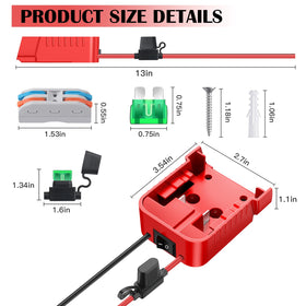 TANHEYIN packaging shows included fuses and screws for quick use.