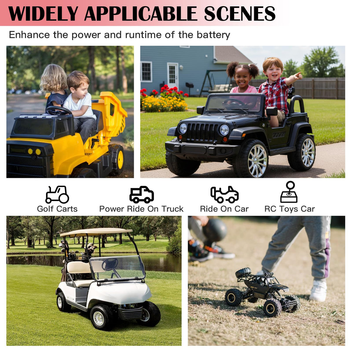 TANHEYIN battery adapter powers power wheels and RC toys for longer sessions