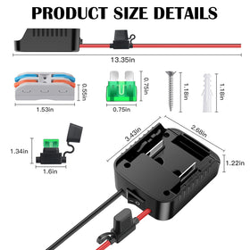 Tanheyin 2-pack kit supports versatile RC and power tool setups.