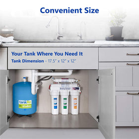 TankRo free 1/4-inch tank ball valve simplifies setup and replacement.
