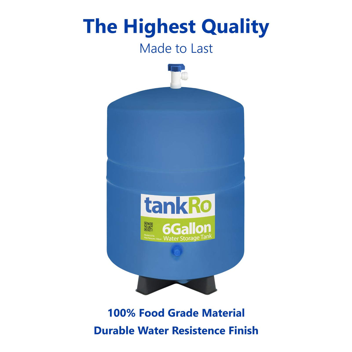 TankRo 1/4-inch quick connect design enables easy installation.