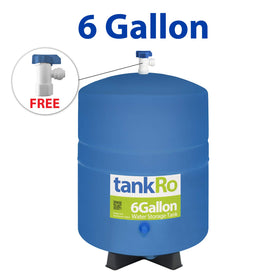 TankRo 6-gallon water tank stores ample filtered water for daily use.