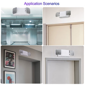 TANLUX hardwired emergency light operating at 120/277V for businesses.
