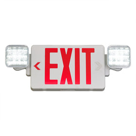 TANLUX US-standard exit sign made of thermoplastic for durable safety signage.