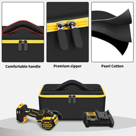 Tanmqin bag's zippered mesh pocket keeps cutting wheels secure.