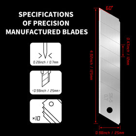 TANOSHII 0.7mm thick blades ensure consistent cuts in bulk use