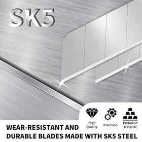 TANOSHII snap-off blades with seven-edge points for renewing the tip