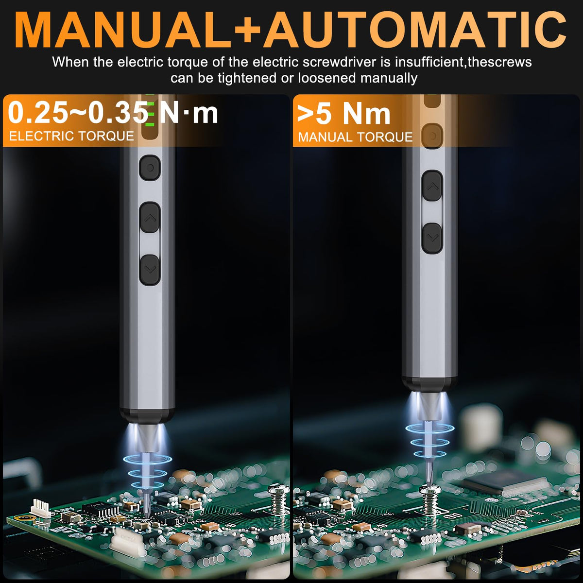 TanSon USB-C charging cable powers the cordless screwdriver conveniently