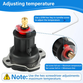 Tanxury Kohler-compatibility image demonstrates easy retrofit with GP77759 and GP876851 valves.