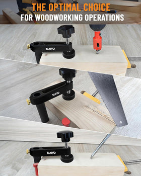 TANYO Bench Dogs Clamp Set versatile for various woodworking projects.