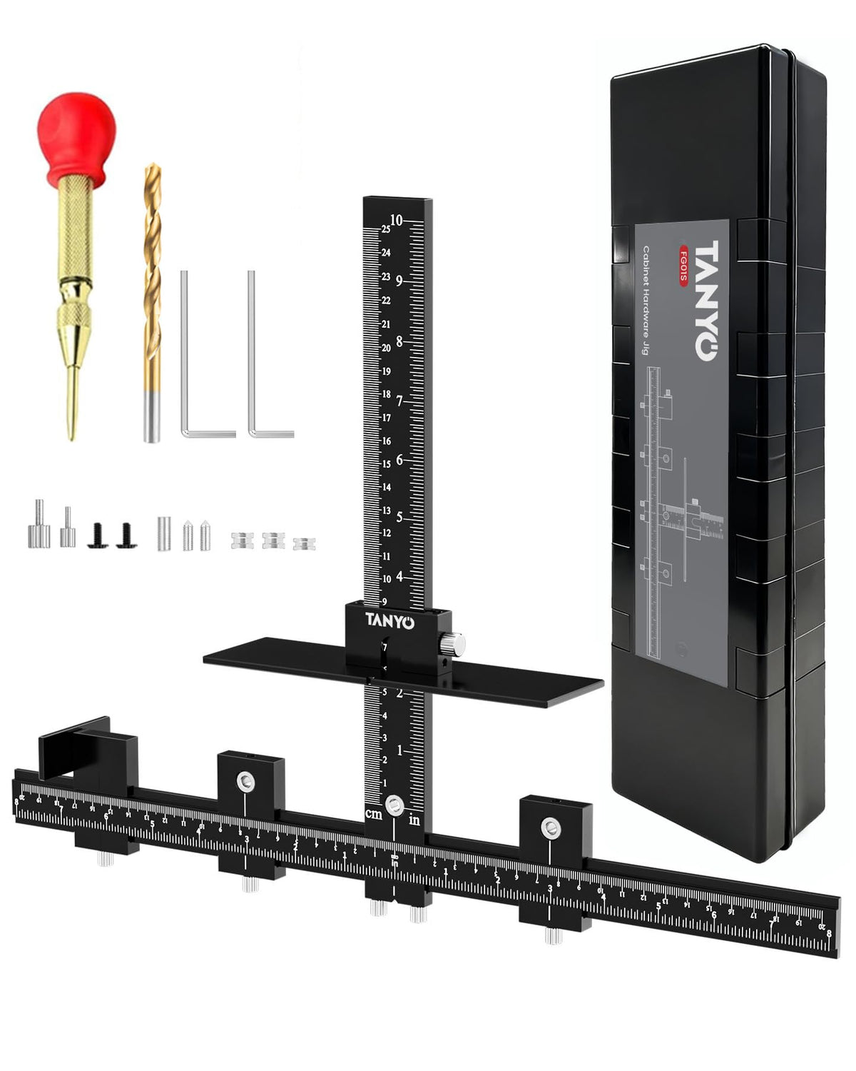 TANYO cabinet jig center punch enables precise hole alignment