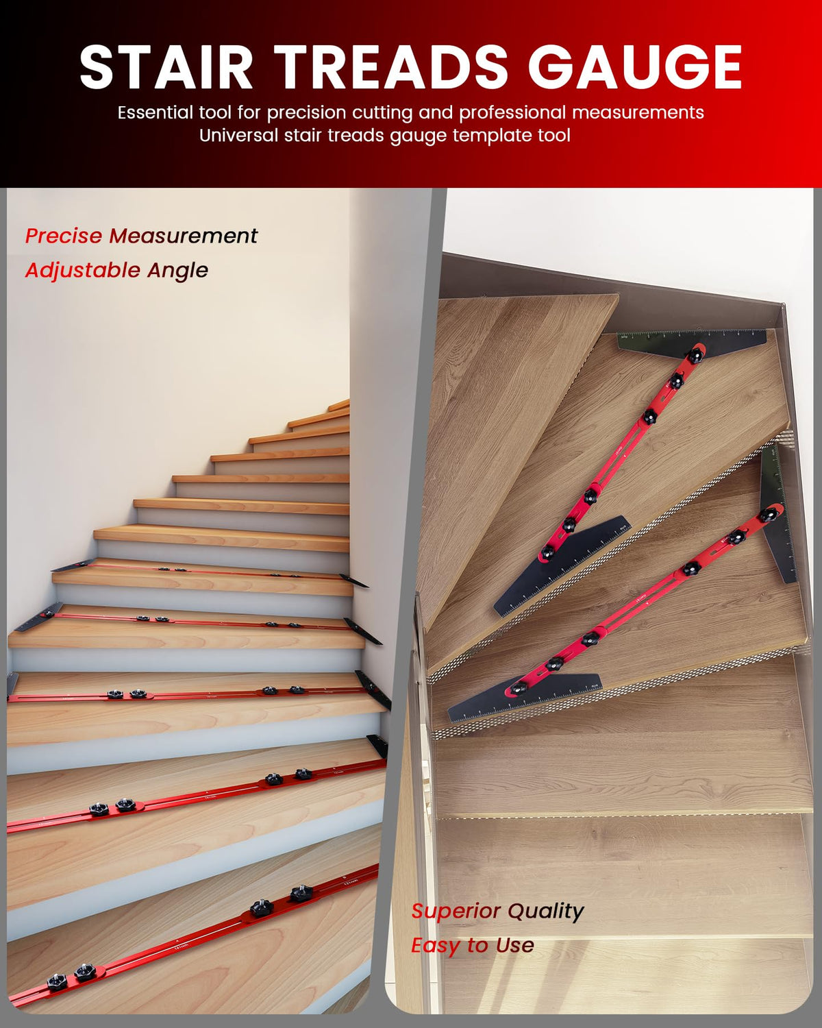 TANYO extension rods in 16, 12, and 8 inches enable flexible length.