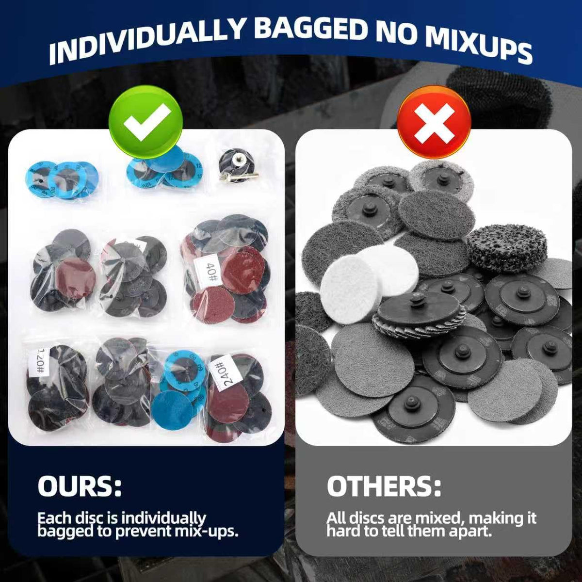 Tanzfrosch 2in sanding discs variety delivers versatility for multiple surfaces