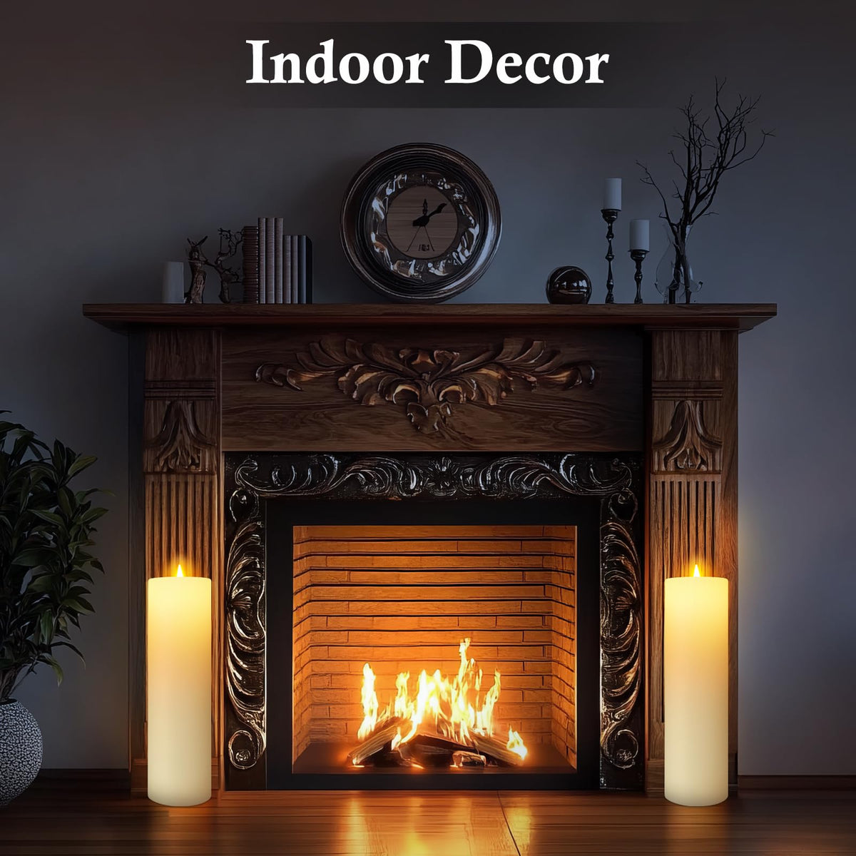 TaoFiaCo IP45 waterproof candle base endures rain and splashes