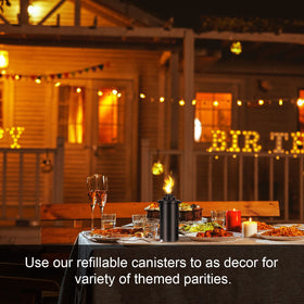 TaoTazon outdoor replacement canisters ideal for yards, decks, and parties.