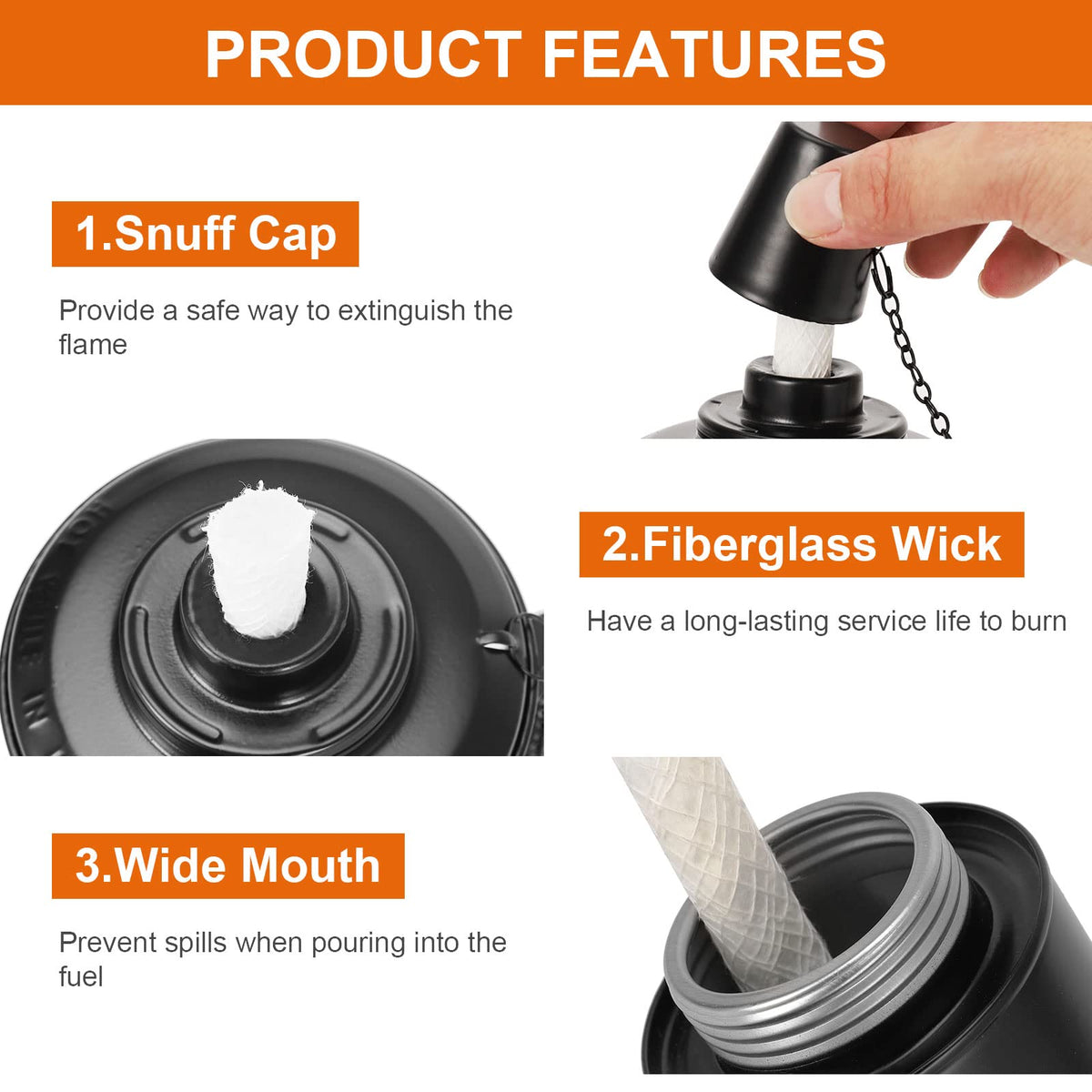 TaoTazon wide-mouth fill design reduces spills and refills hassle.