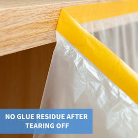 TAPEBEAR masking film protects appliances during renovation