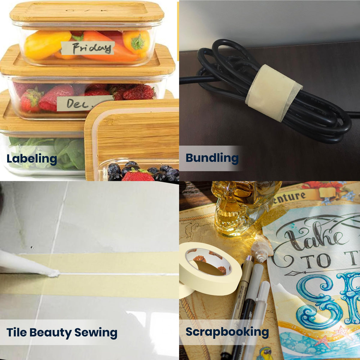 Tapebear 0.7 inch tape protecting edges during small painting jobs.