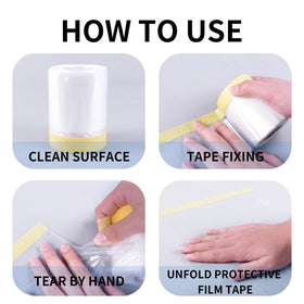 TAPEBEAR three-roll pack for large painting projects