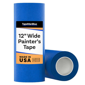 TapeManBlue wide blue painter's tape bed adhesion provides flawless 3D prints.
