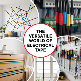 Tapewell color coding tape kit display for organization.
