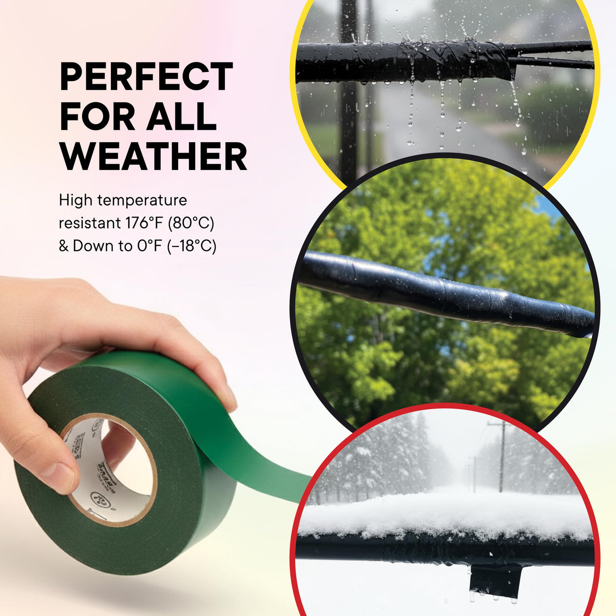 Tapewell gray electrical tape roll for versatile tagging.