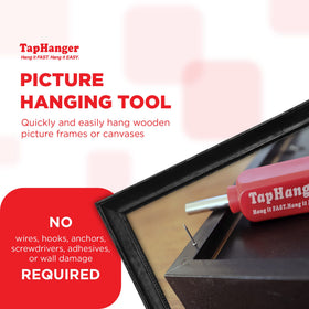 TapHanger 80 TapTacks Pack ready to hang 40 frames