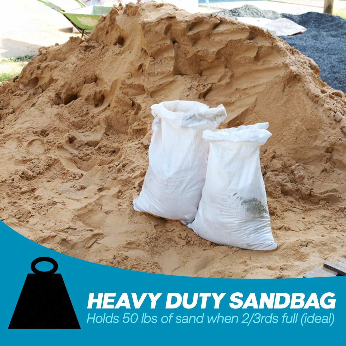 Tapix water- and dust-resistant bags provide flexible flood defense options.
