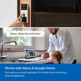 Tapo D210 works with Alexa and Google Assistant for hands-free control